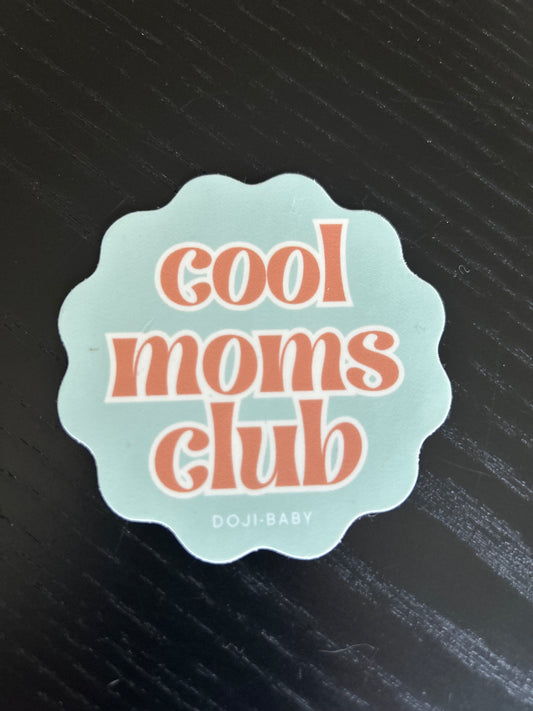 "Cool Moms Club" Vinyl Sticker