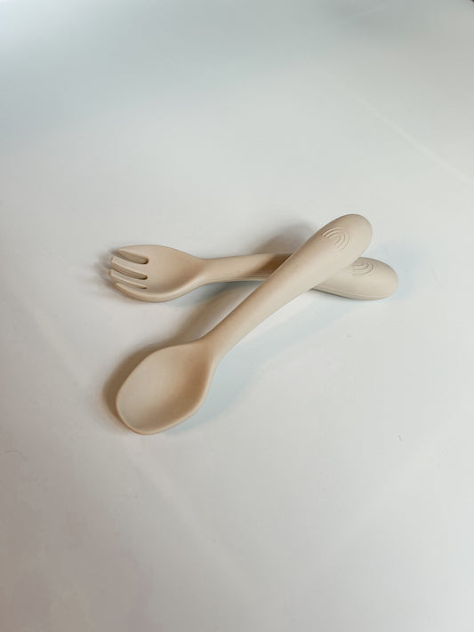 Silicone Spoon & Fork